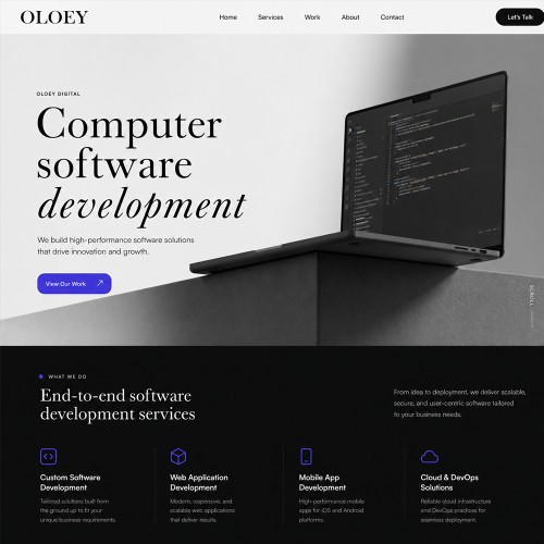Computer software development Computer software development