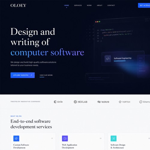 Design and writing of computer software Design and writing of computer software