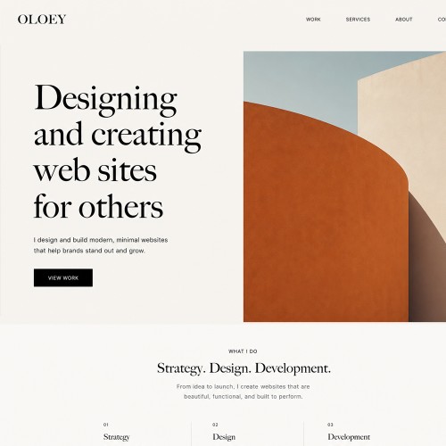 Designing and creating web sites for others Designing and creating web sites for others